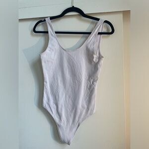 Aritzia Wilfred blush thong bodysuit